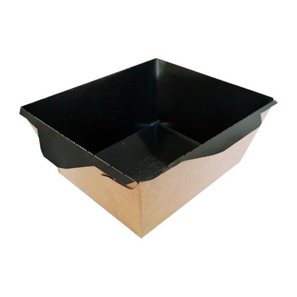 Коробка "DoEco" 121х106х55мм ECO OpSalad 350 Black Edition, (Салатник), черный, 350 шт - фото 1 - id-p80991362