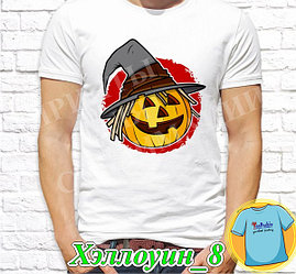 Футболка с принтом "Хэллоуин" - 8 "