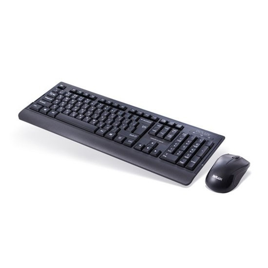 Delux DLD-6075OUB Комплект Клавиатура + Мышь проводные USB
