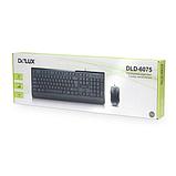 Delux DLD-6075OUB Комплект Клавиатура + Мышь проводные USB, фото 3