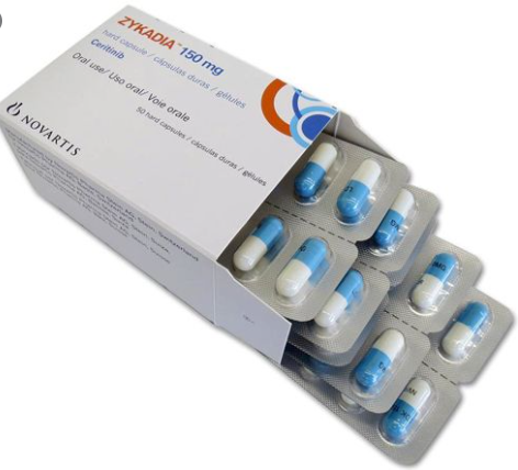 Зикадия (Zikadia) церитиниб (ceritinib) 150 мг/капс.