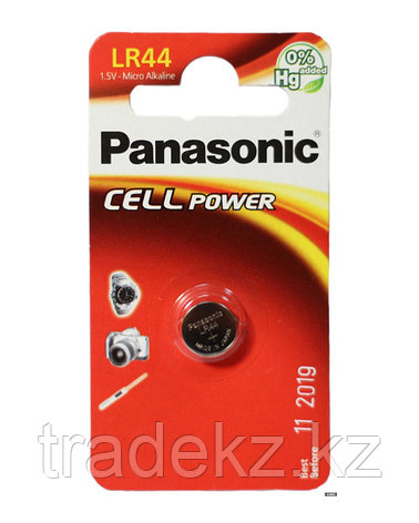 Батарейка дисковая литиевая PANASONIC LR-44/1B, фото 2
