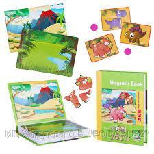 РАЗВИВАЮЩАЯ ИГРА MAGNETIC BOOK ЖИВНОСТЬ ТОГДА И ТЕПЕРЬ МАГНИТНЫЕ ПАЗЛЫ