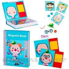 РАЗВИВАЮЩАЯ ИГРА MAGNETIC BOOK ГРИМЁРКА ВЕСЕЛЬЯ МАГНИТНЫЕ ПАЗЛЫ