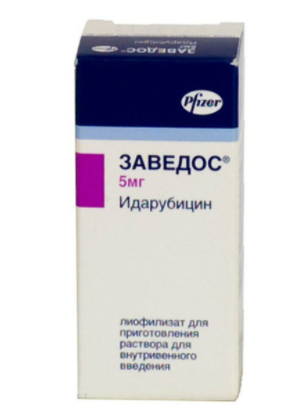 Заведос (Zavedos) Идарубицин (Idarubicin) 5 мг