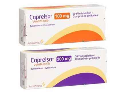 Капрелса (Вандетаниб) Caprelsa (Vandetanib) 100 мг, 300 мг 30 таб.