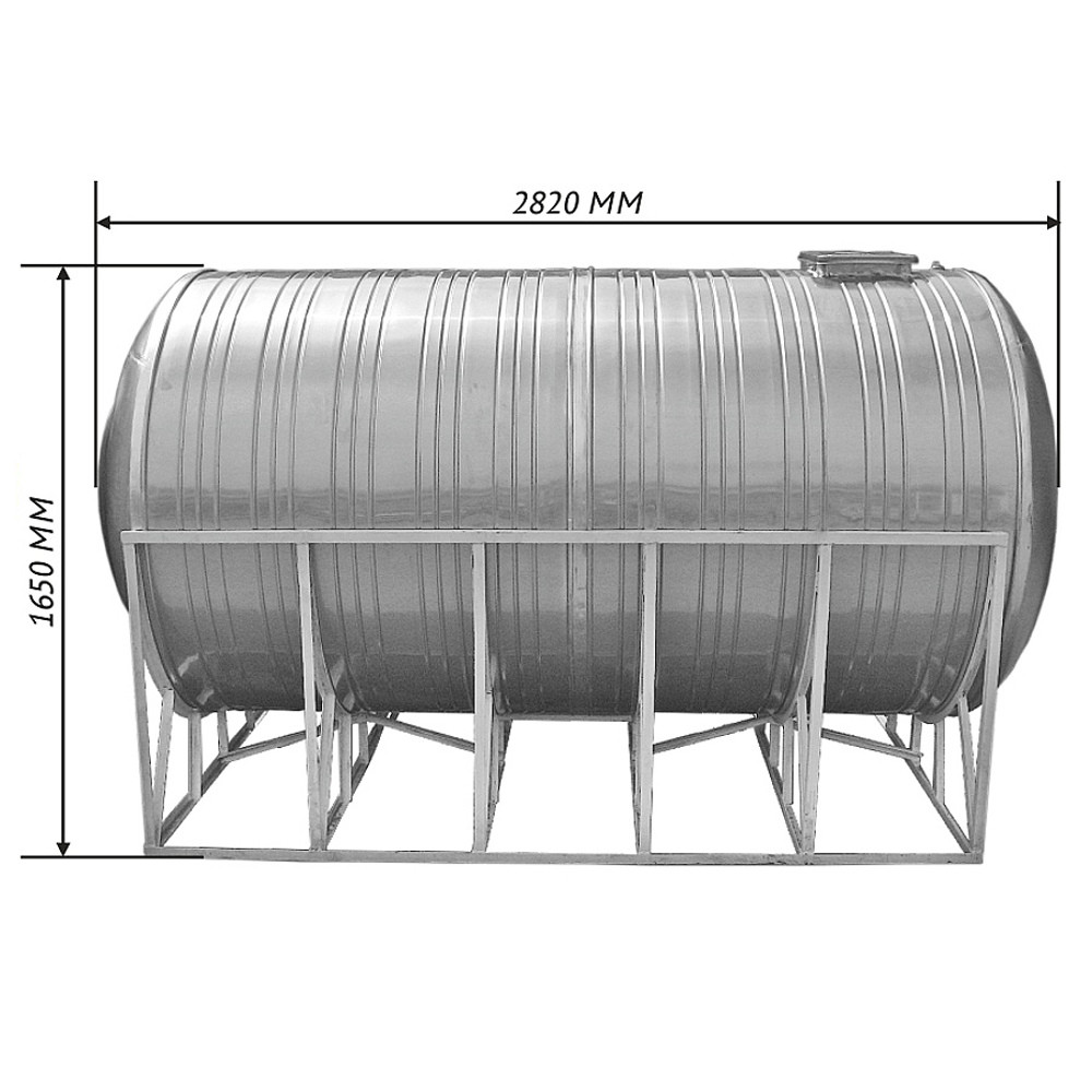 Металлическая емкость для питьевой воды от 250л - 25 000 л - фото 7 - id-p57157890
