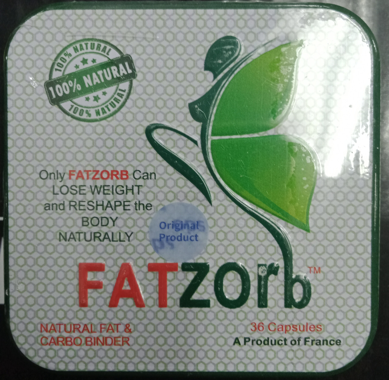 Fatzorb - средство для похудения 36 капсул в железной упаковке