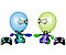 Silverlit Боевые роботы "Робокомбат. Шарики" (лиловый, зелёный), фото 2