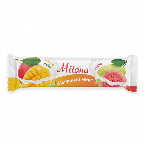 Мыло туалетное Milana мыльный микс манго и лайм & гуава , фото 2