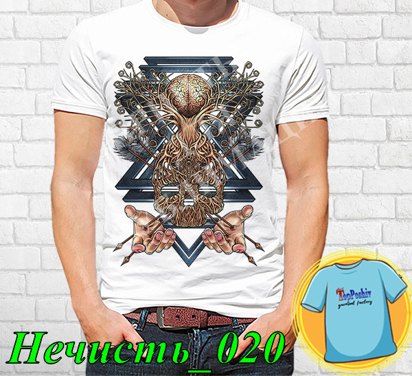 Футболка с принтом "Нечисть" - 20
