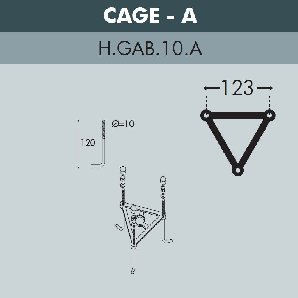 Садовый светильник-столбик FUMAGALLI IAFAET.R/G250 G25.162.000.AXE27 - фото 4 - id-p77034765