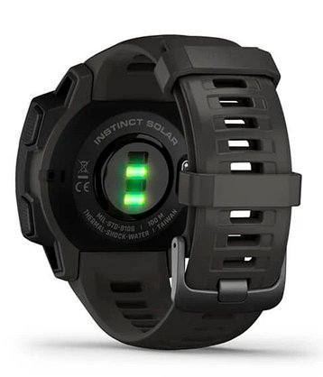 Часы для спорта Garmin Instinct Solar, GPS Watch, Graphite, WW, (010-02293-00) с GPS навигатором, фото 2