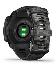 Часы для спорта Garmin Instinct Solar, Tactical Edition, Graphite Camo, WW, (010-02293-05) с GPS навигатором, фото 2