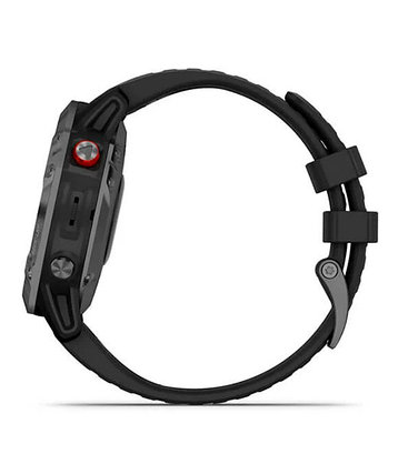 Спортивные часы Garmin fenix 6S Pro Solar, Slate Gray with Black band, GPS, EMEA (010-02410-15), фото 2