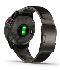 Спортивные часы Garmin fenix 6 Pro Solar, Ti,Carbon Gray DLC w/Ti DLC Band, GPS, EMEA (010-02410-23), фото 2