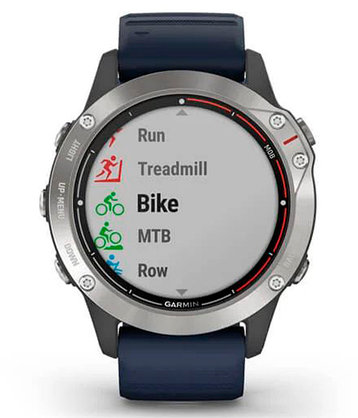 Часы Garmin quatix 6 Gray w/ Captain Blue Band (010-02158-91), фото 2