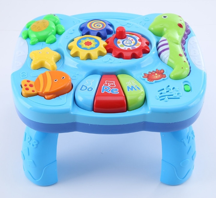 Развивающий столик 2в1 Tot Kids Морской (свет, звук)