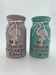 Интерьерная ваза "be a flaming i a flock of pigeons"