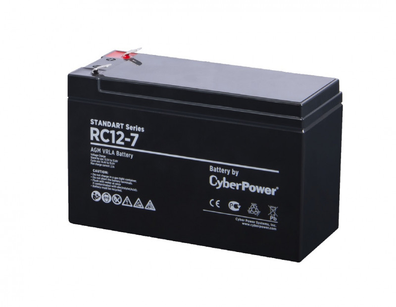Аккумуляторная батарея SS CyberPower RC 12-7 (12В, 7Ач)