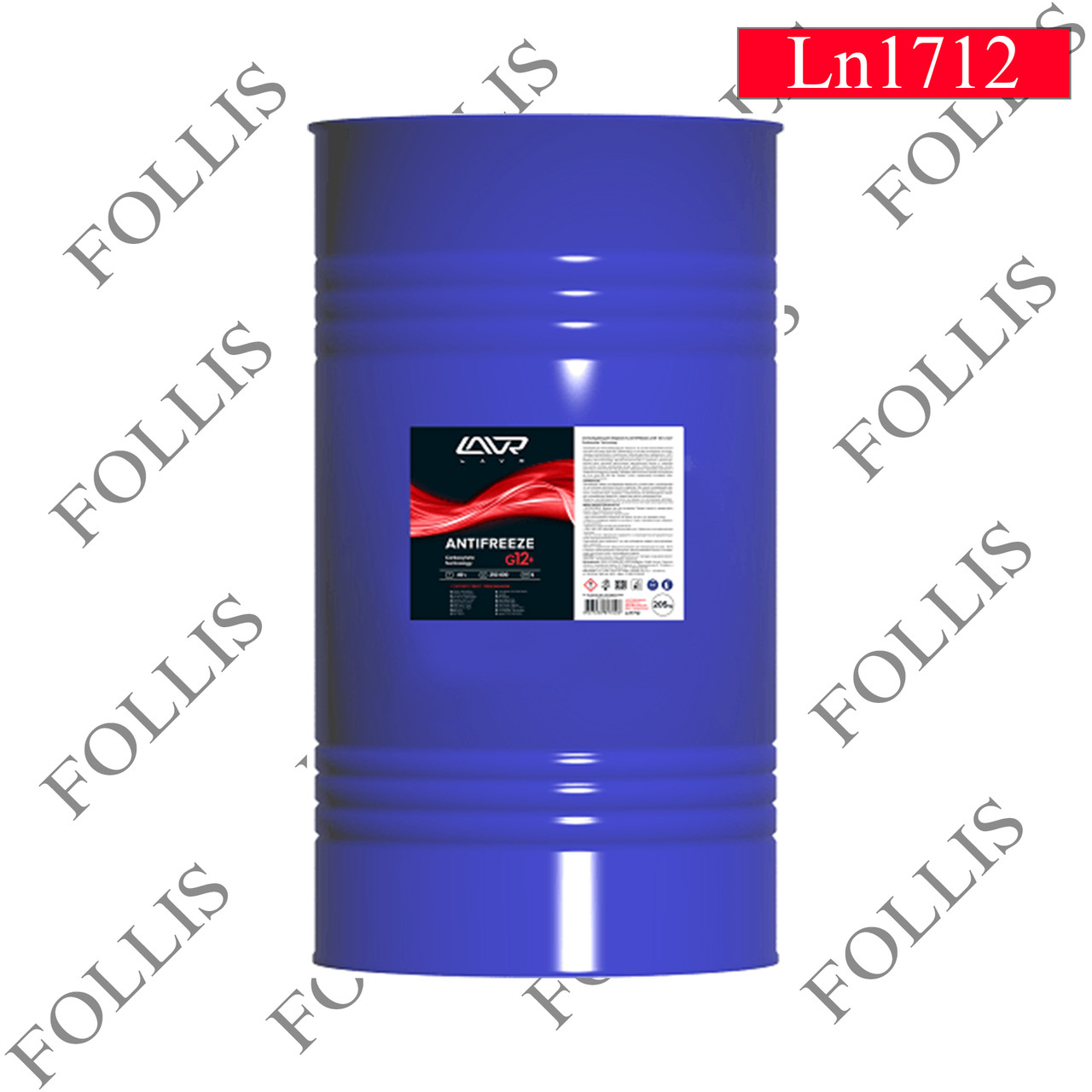 Охлаждающая жидкость ANTIFREEZE LAVR -45 G12+ 205кг