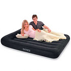 Полуторный надувной матрас Intex 64142, Dura-beam pillow rest classic airbed,  размер 191x137x25 см, фото 3