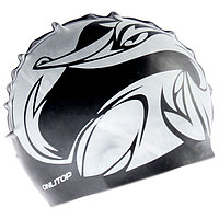 Шапка для плавания силикон взрослая