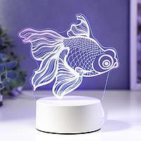 Светильник "Рыбка" LED RGB от сети 15,3х14,4 см, фото 1