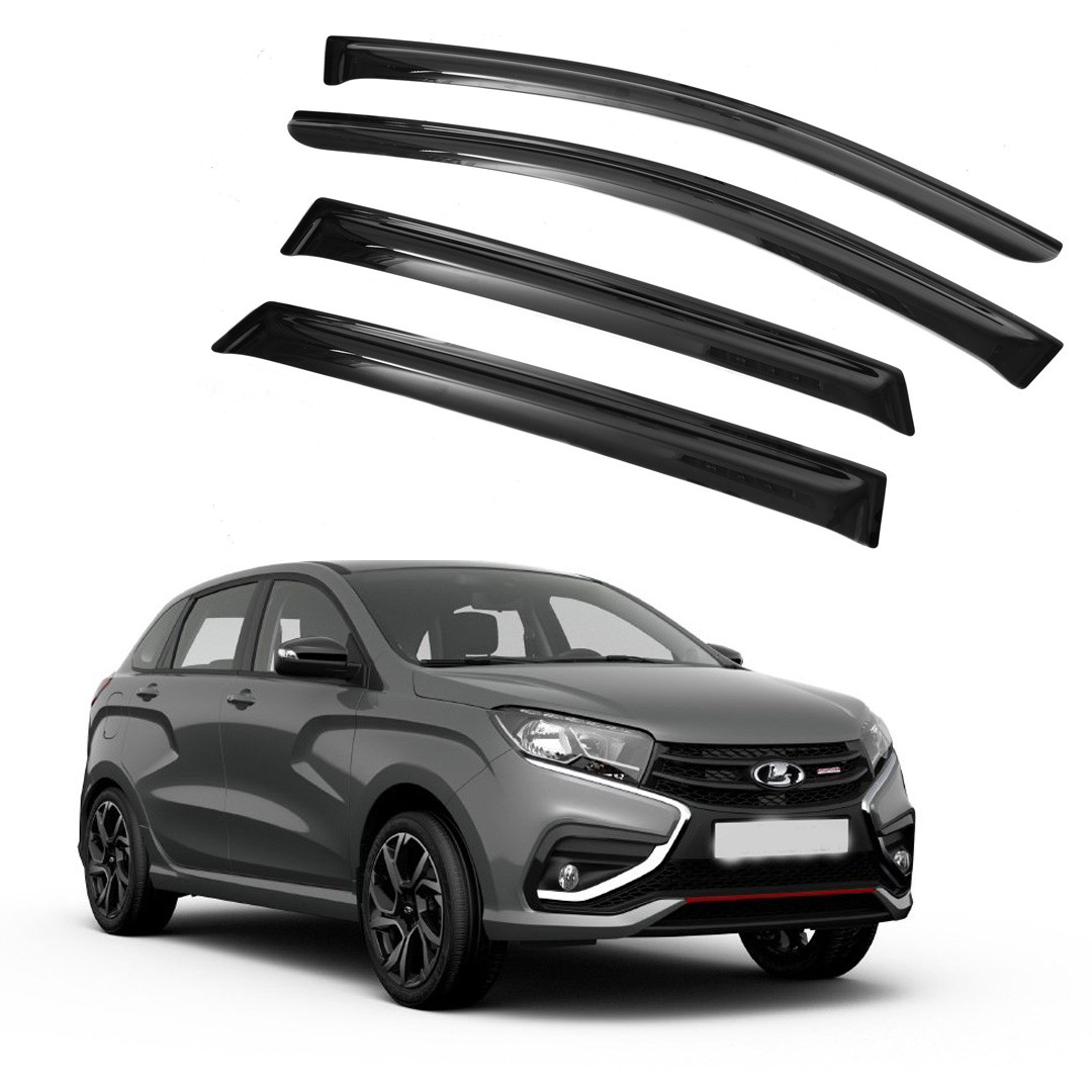 Ветровики дверей (дефлекторы окон) Lada Xray (2015-)