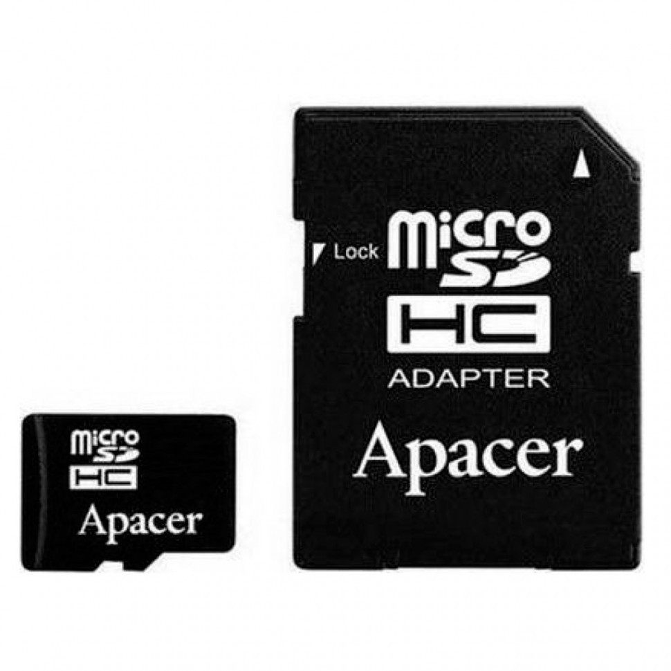 Карта памяти MicroSD 32GB Class 10 U1 Apacer AP32GMCSH10U1-R