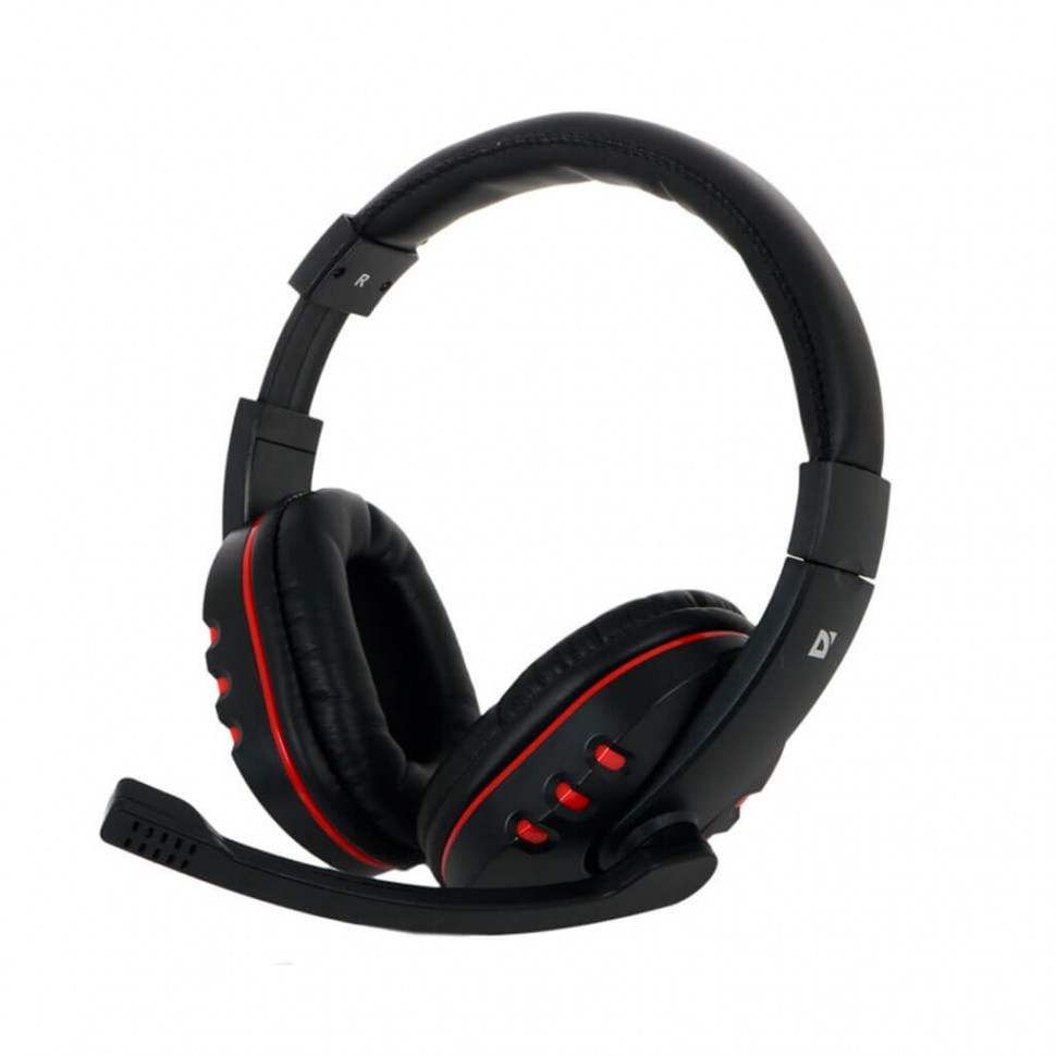 Наушники-гарнитура игровые Defender Warhead G-160 черный кабель 2,5 м