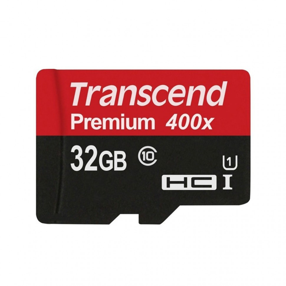 Карта памяти MicroSD 32GB Class 10 U1 Transcend TS32GUSDCU1