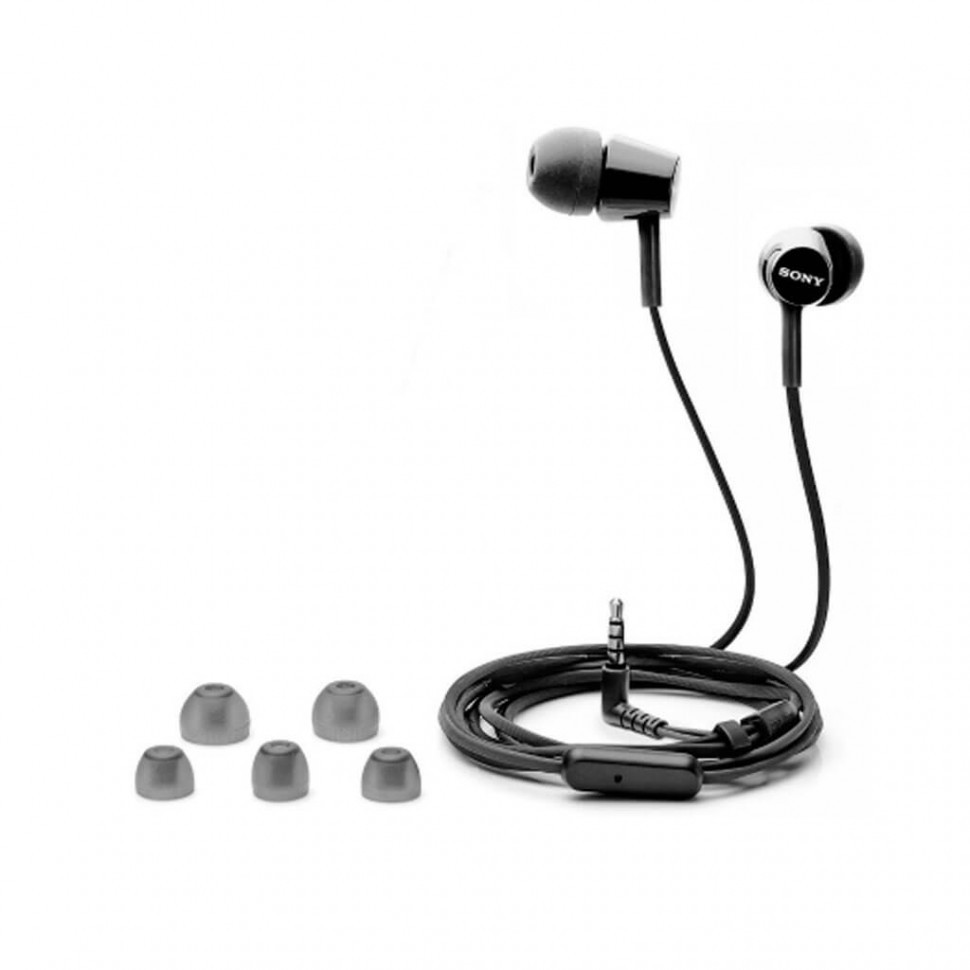Наушники-вкладыши проводные Sony MDR-EX155APB.E черный