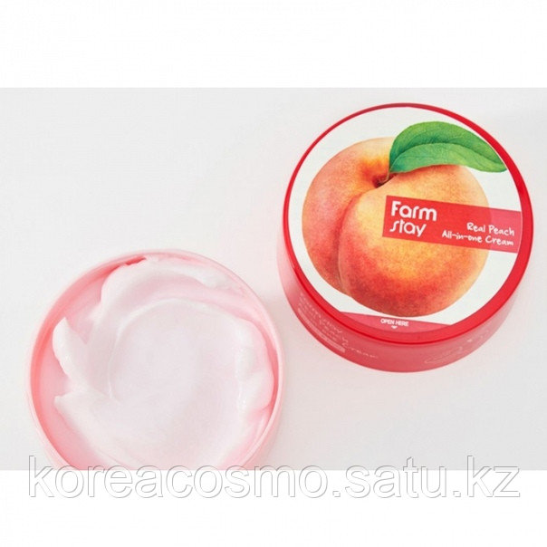 Крем для лица и тела с экстрактом персика Farmstay Real Peach all in one Cream