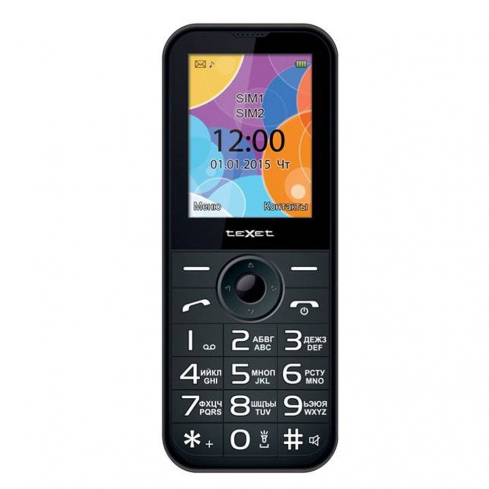 Мобильный телефон Texet TM-B330 антрацит