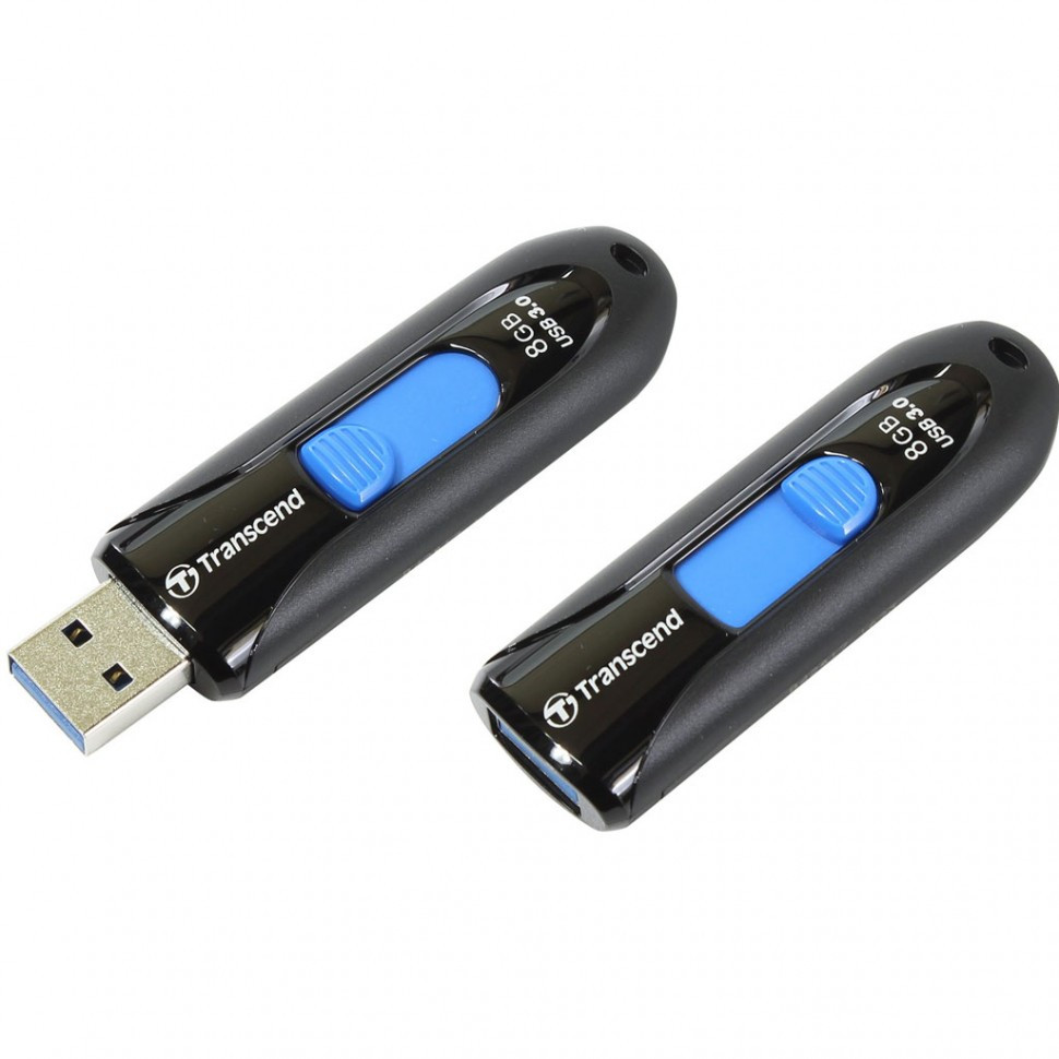 USB накопитель 8GB 3.0 Transcend TS8GJF790K черный