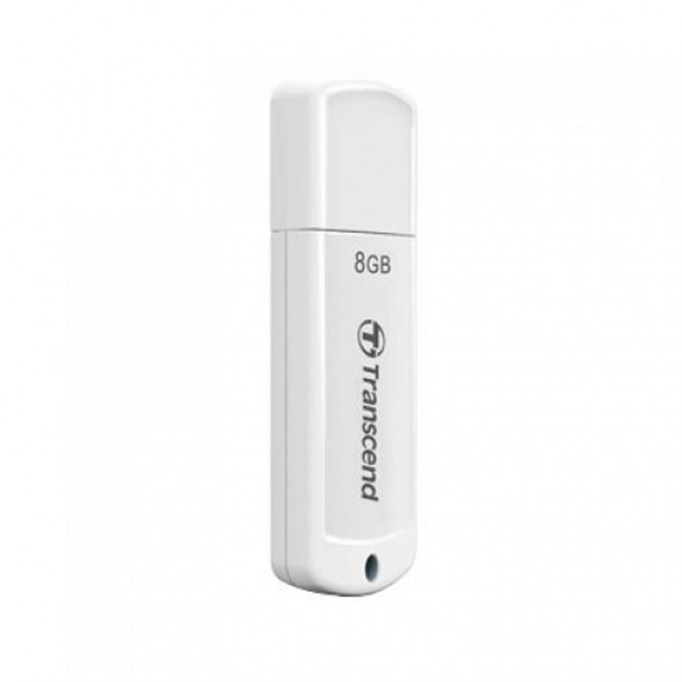 USB Флеш 8GB 2.0 Transcend TS8GJF370 белый