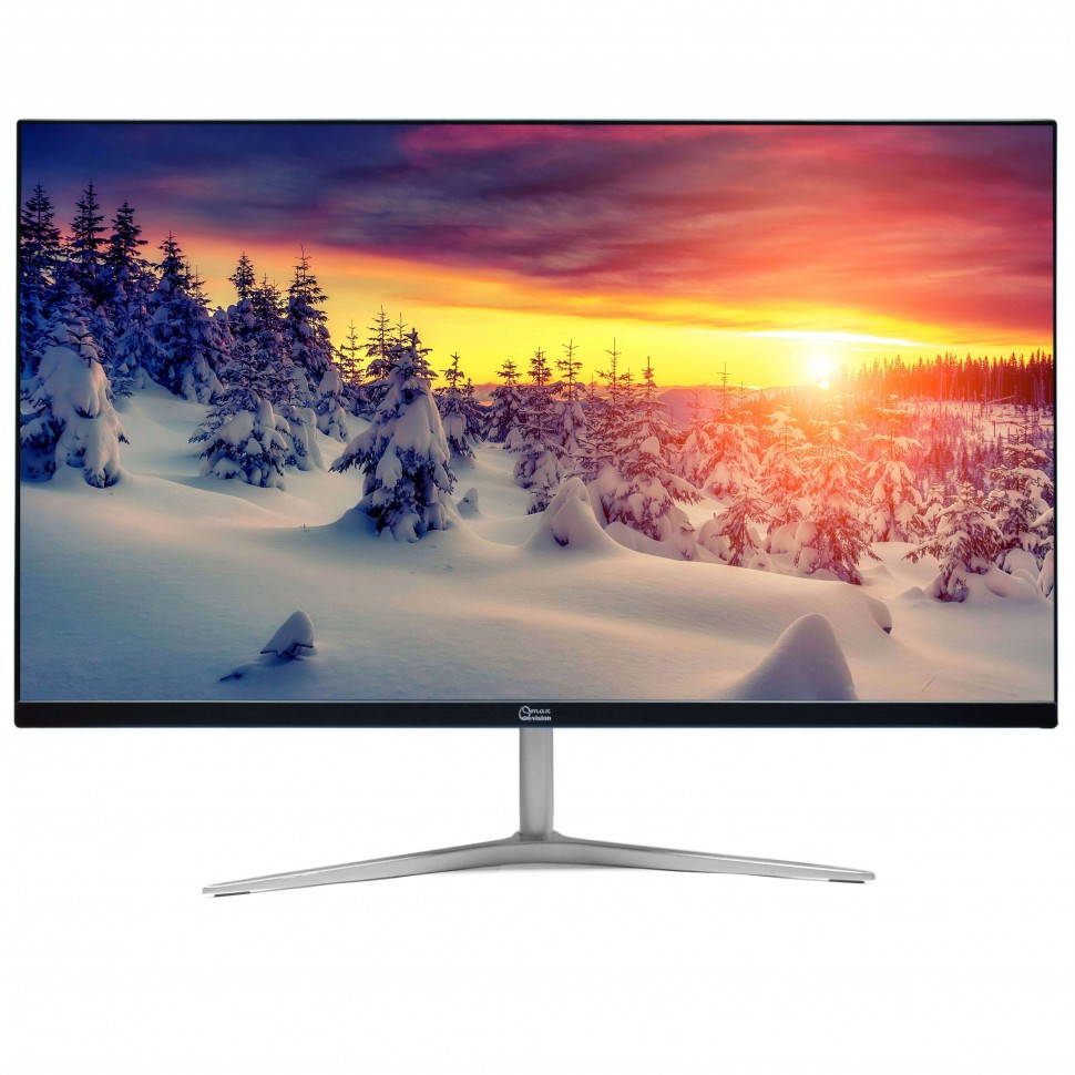 Монитор Qmax 27" Vision 27R500DHDP Black-Silver, 2560х1440 IPS, 5ms, 2K, 16:9, 250 cd/m2, 178°/178°, 1000:1