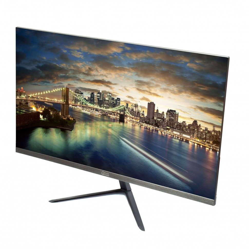 Монитор Qmax 23,6" Vision 24S400Н, Silver, 1920x1080 IPS, 5ms, 16:9, 250 cd/m2, 178°/178°, 1000:1