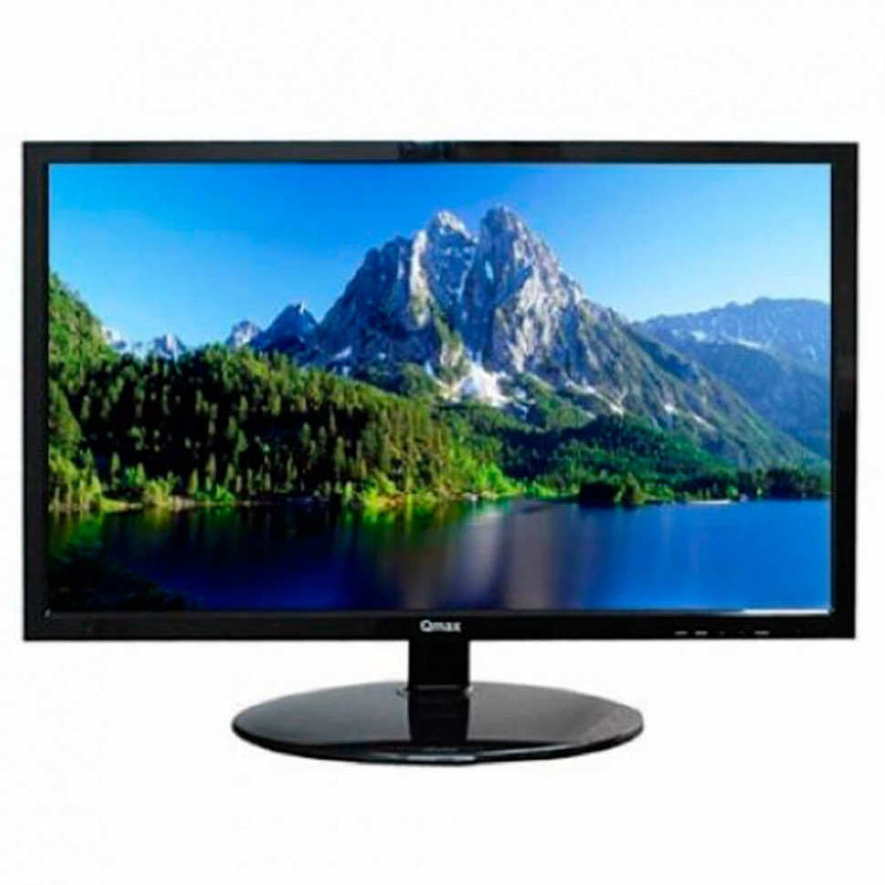 Монитор Qmax 19.5" M203B, Black, 1600x900 LED, 5ms, 16:9, 250 cd/m2, 90°/65°, 5m:1, D-Sub, б/п внешний, VESA