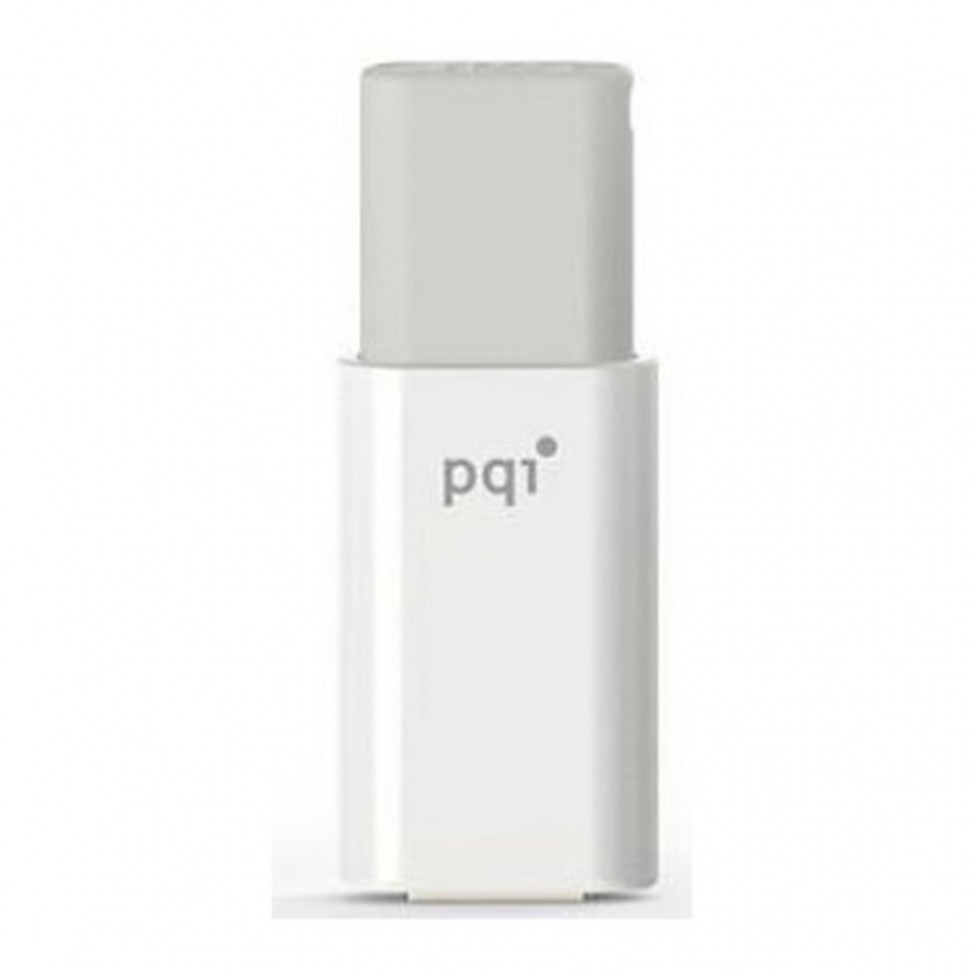 USB накопитель 8G 2.0 PQI, 6176-008GR3001 белый серый