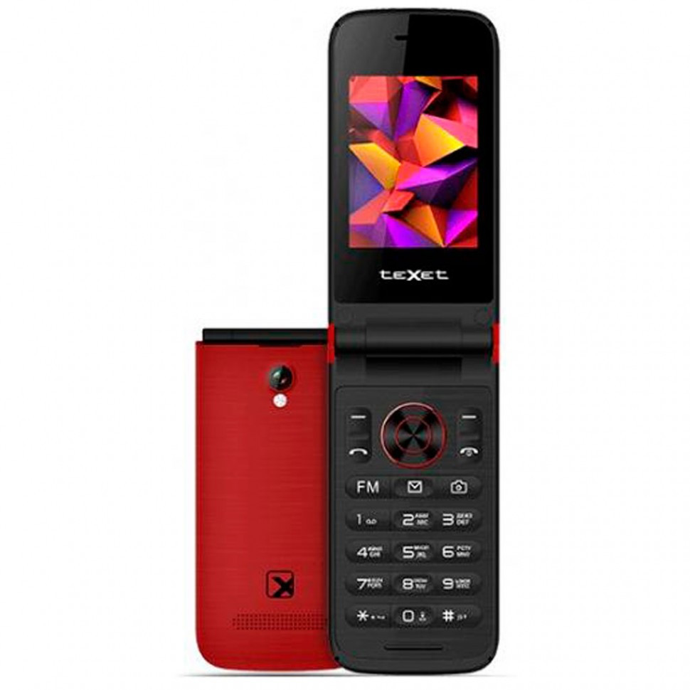 Мобильный телефон Texet TM-401 гранат