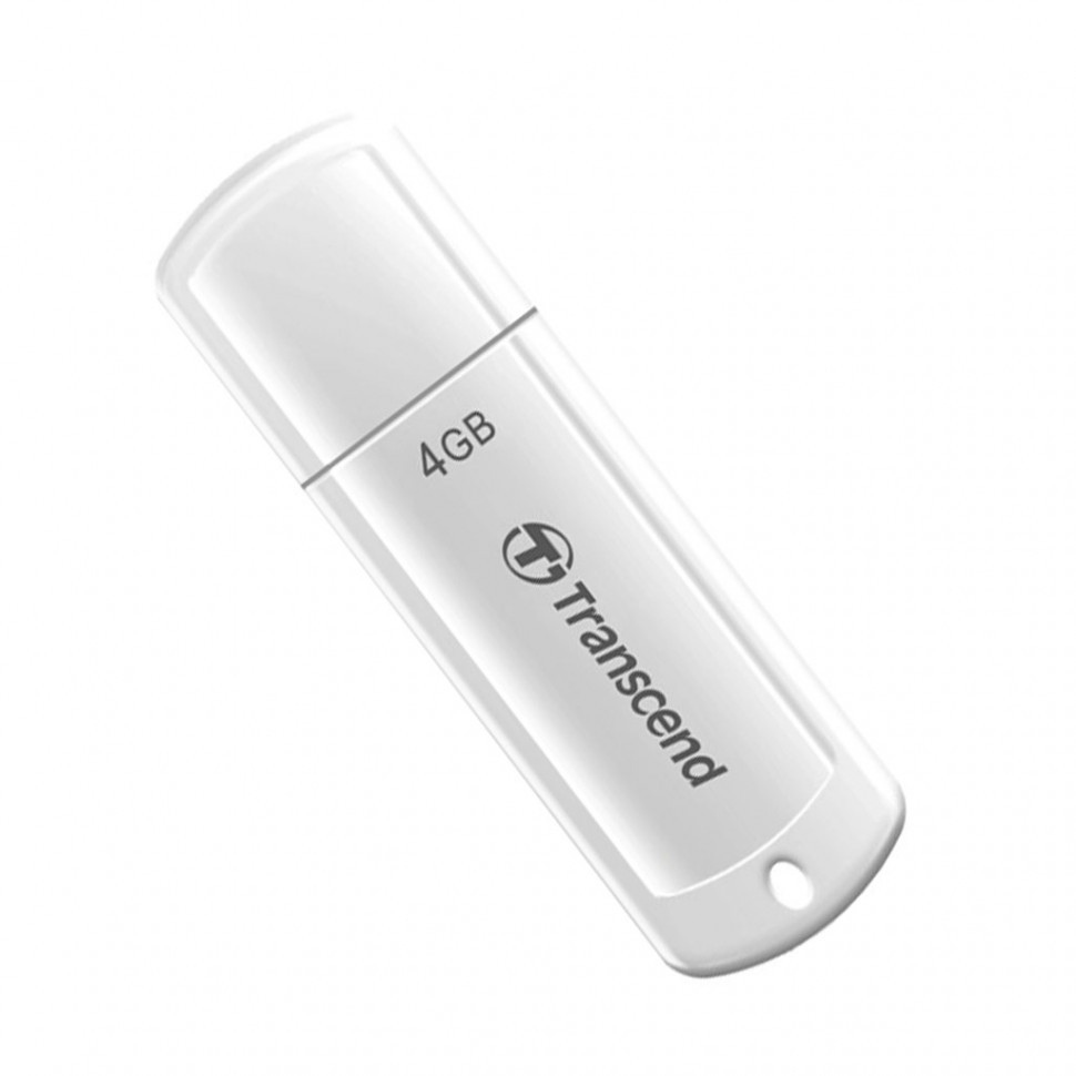 USB Флеш 4GB 2.0 Transcend TS4GJF370 белый
