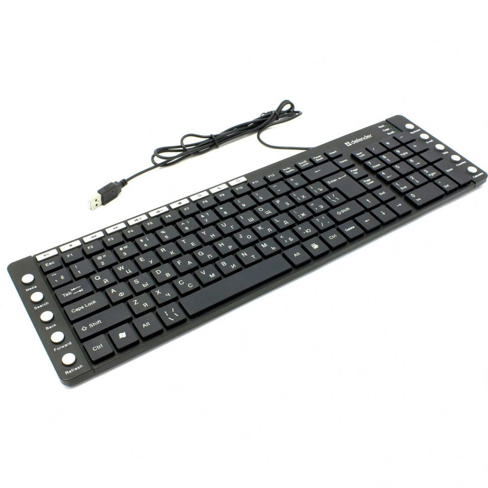 Клавиатура Defender OfficeMate MM-810 RU черный