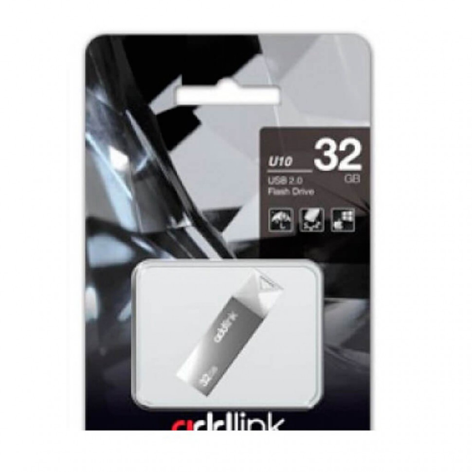USB Флеш 32GB 2.0 Addlink ad32GBU10G2 серый