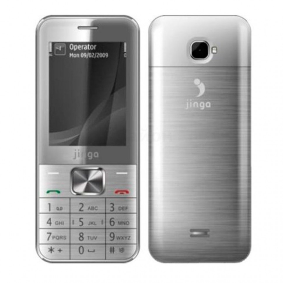Мобильный телефон Jinga PB100 серебро