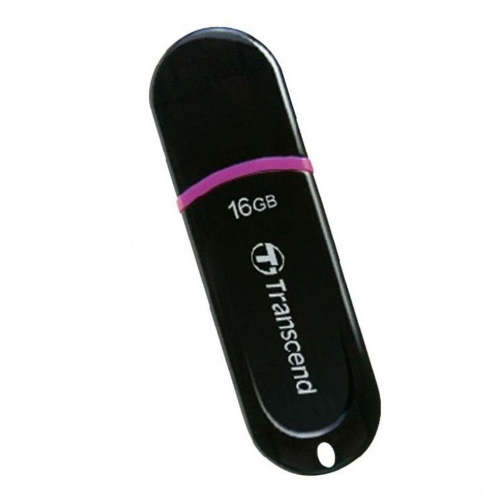 USB Флеш 16GB 2.0 Transcend TS16GJF300 черный