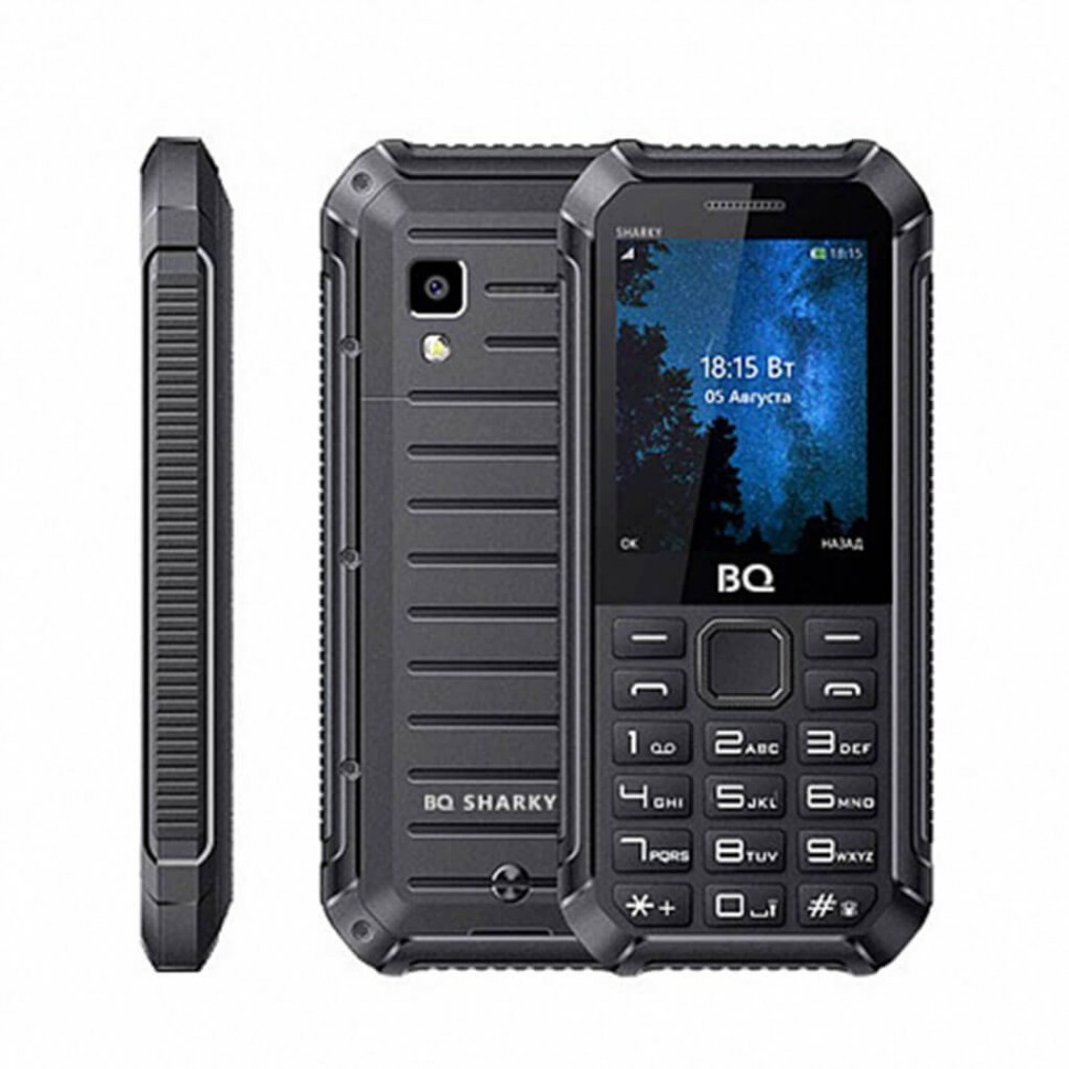 Мобильный телефон BQ-2434 Sharky черный