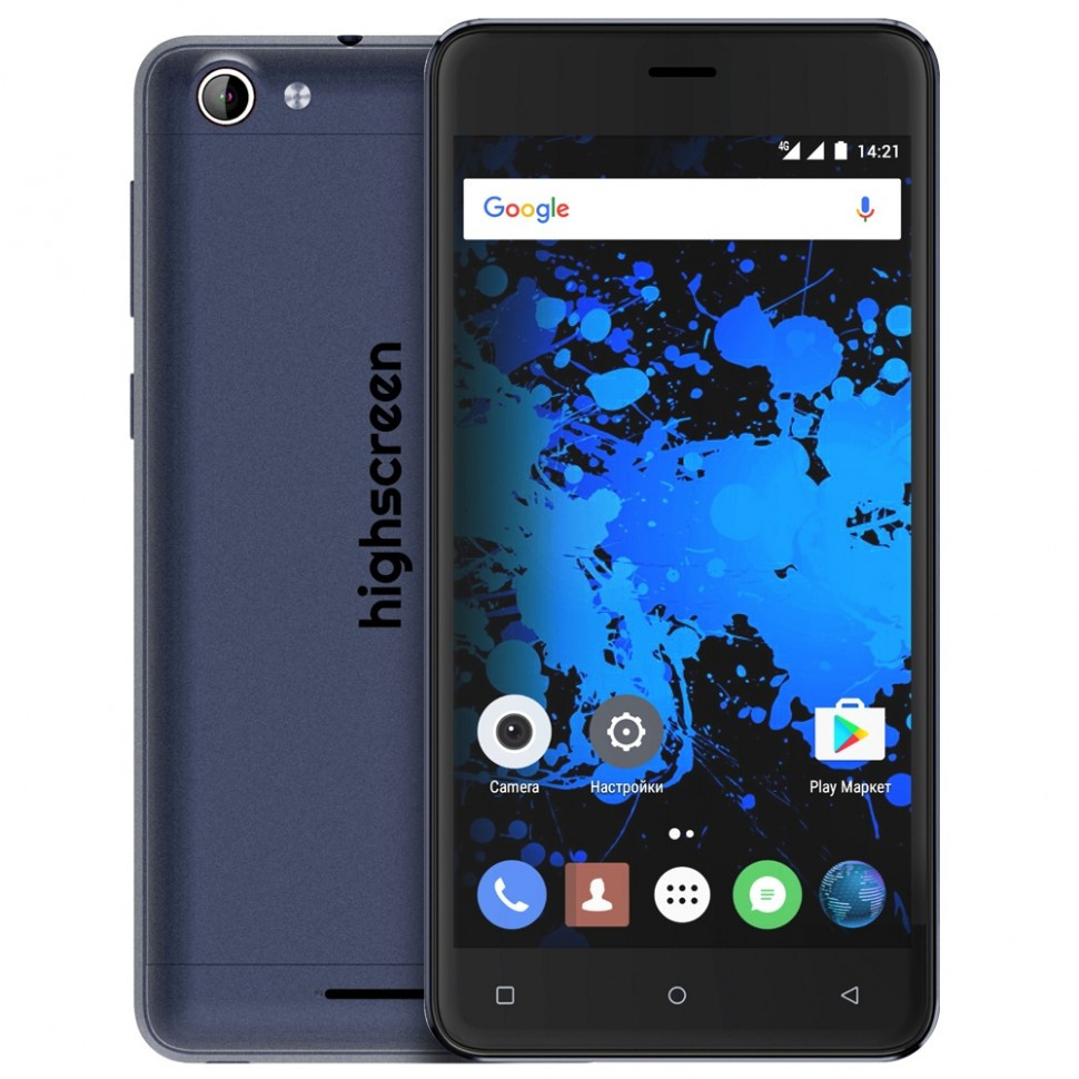 Смартфон HIGHSCREEN Power Rage Evo Blue