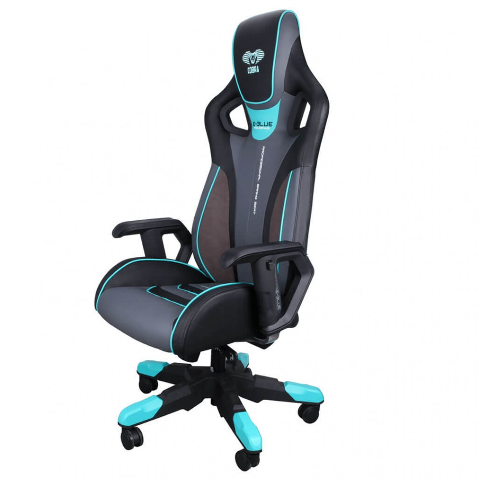 Игровое кресло E-BLUE Cobra EEC313BLAA-IA BLUE/BLACK